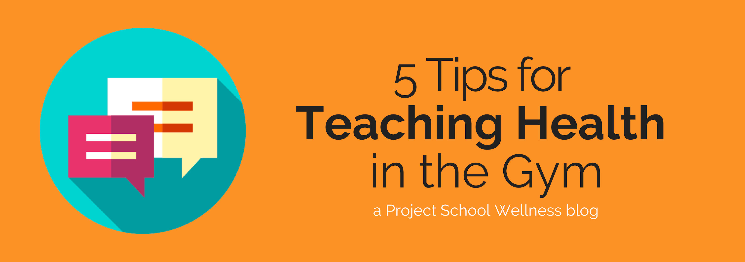 5 Tips for Teaching Health in a Gym - How to teach meaningful lesson in a loud gymnasium. Janelle from Project School Wellness, maker of lesson plans that change lives, share five ways to teach meaningful lesson in a gym. A must read blog post for every PE teacher!