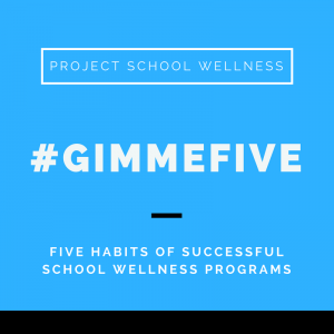Project School Wellness, Health, Middle School, Teacher Blog, Gimme 5