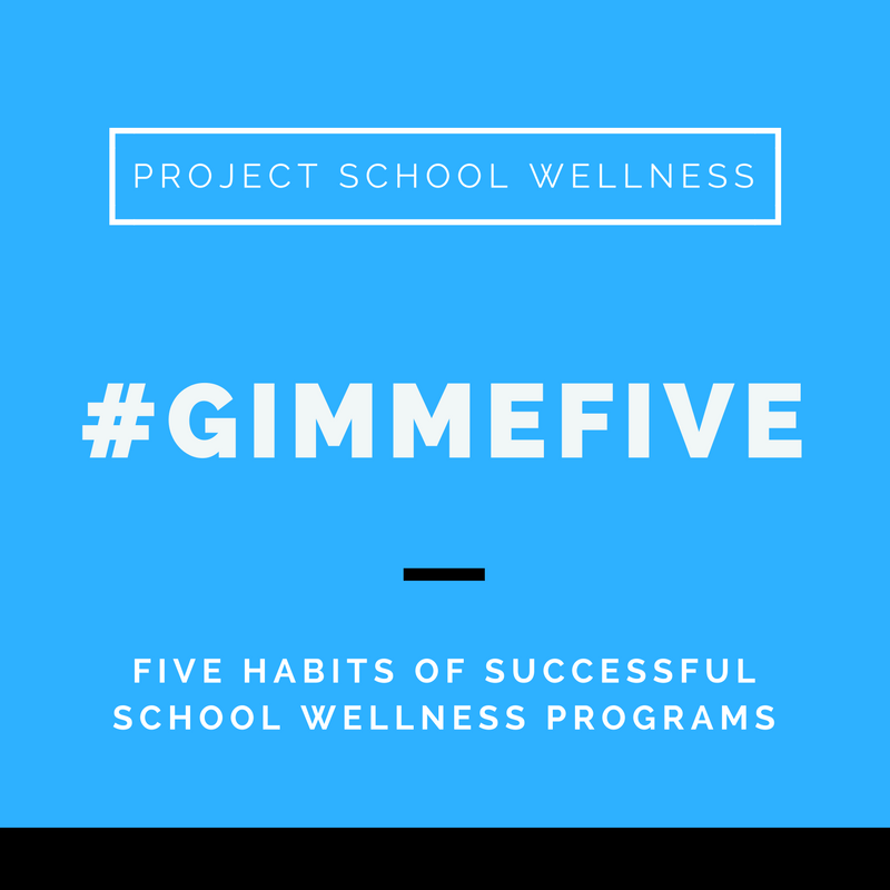 Project School Wellness, Health, Middle School, Teacher Blog, Gimme 5