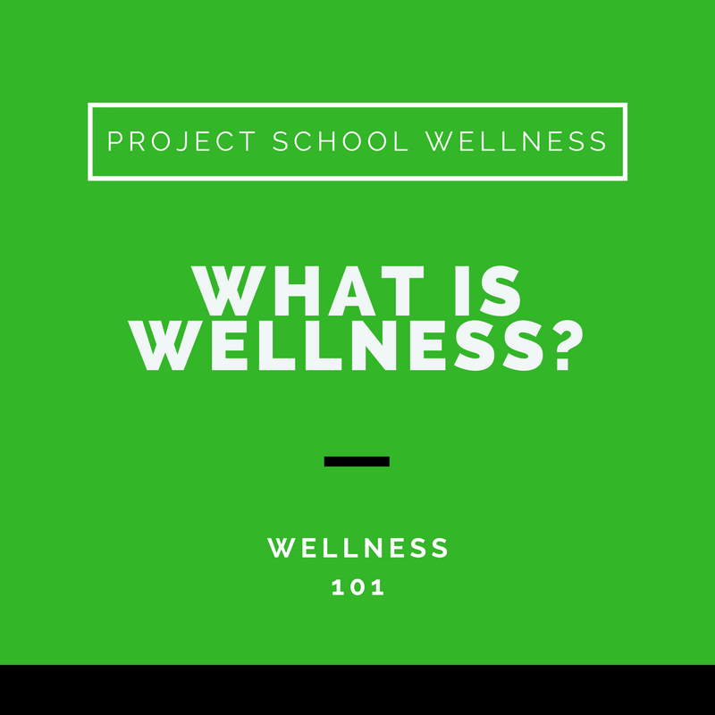 Project School Wellness, Health, Middle School, Teacher Blog, What is Wellness?, School Wellness