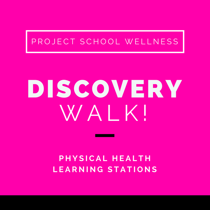 Discovery Walk, Physical Health, PE, Lesson Plan, Middle School, Health, Project School Wellness