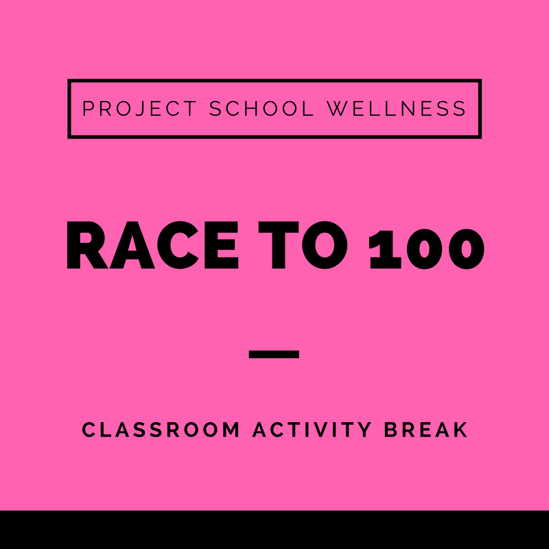 Project School Wellness, Health Blog, Wellness Blog, Teacher Blog, Classroom Activity Break