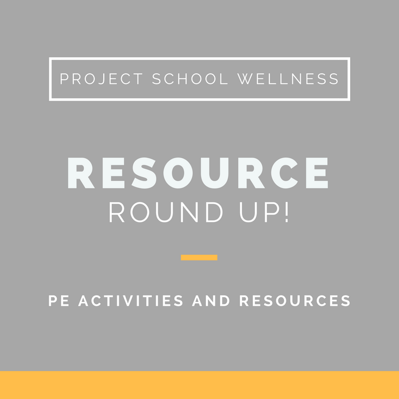 Project School Wellness, Health Blog, Wellness Blog, Teacher Blog, Resource Round Up