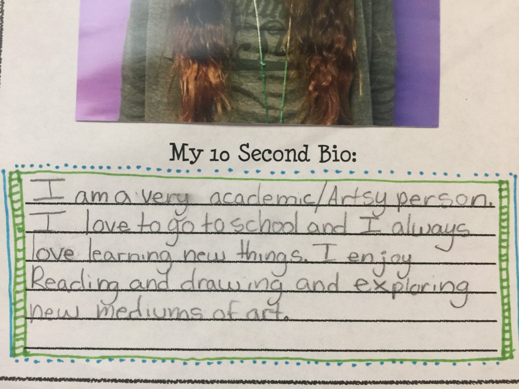 All About Me, Biography, 10 second bio, Project School Wellness