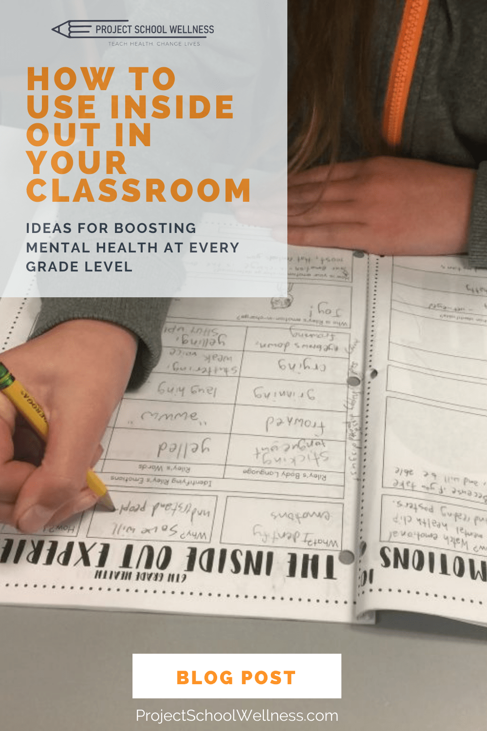 Ideas for Boosting Mental Health at Every Grade Level and how to use Inside Out in your classroom to teach Health Education Ideas for Boosting Mental Health at Every Grade Level and how to use Inside Out in your classroom to teach Health Education