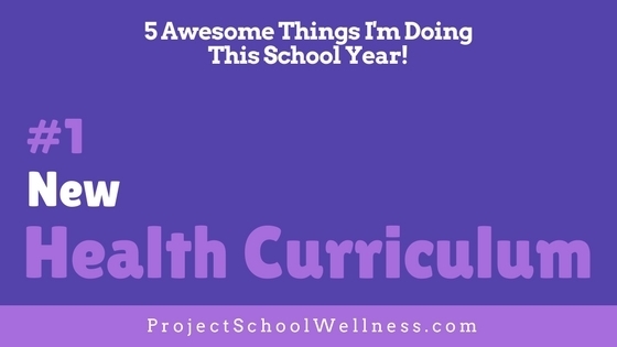 5 Awesome Things I'm Doing This School Year - Take a look at what Janelle from Project School Wellness is doing in her middle school classroom this upcoming school year! Hop on over to her blog to read more! - - A brand new total health and wellness curriculum! The perfect health curriculum for any middle school program. This no prep curriculum is exactly what busy need to teach health 