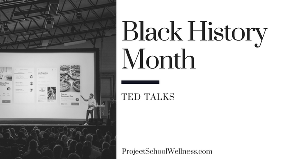 Black History Month - Ted Talks for Teachers. Project School Wellness takes a look at how teachers can facilitate relevant and transformational converstaion centered on Black History in the United States of America. This post shares 20 resources for middle schools teachers to teach students about Black History and to help students take an active role in society!