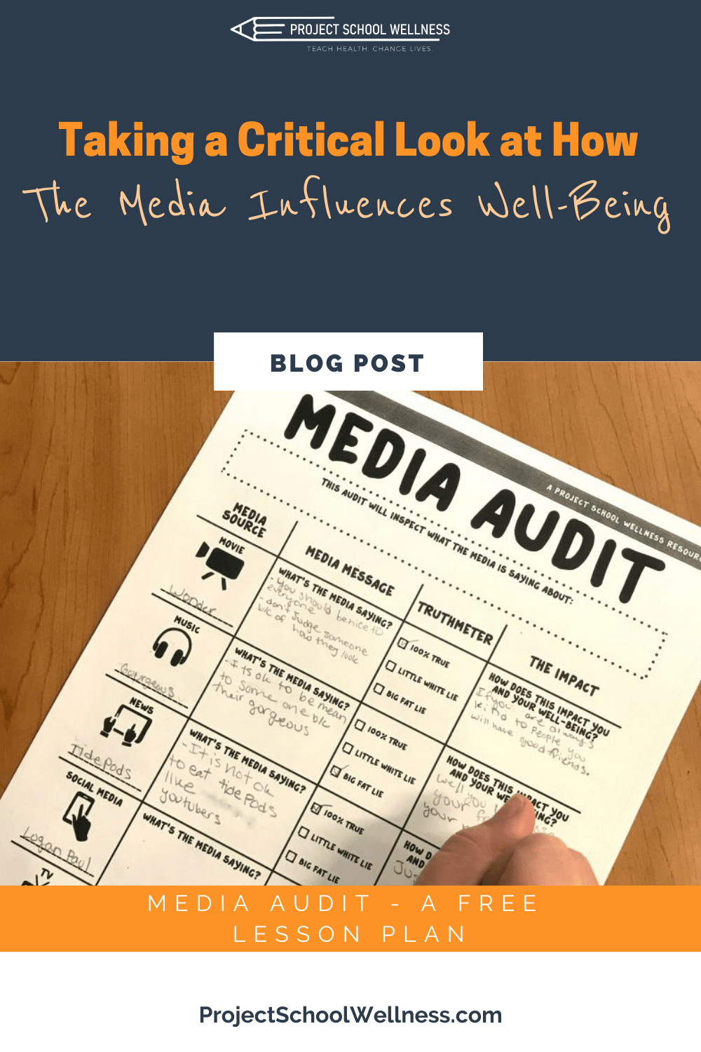 Teach students how to analyze influences with this media audit activity. Teach students how to analyze influences with this media audit activity.