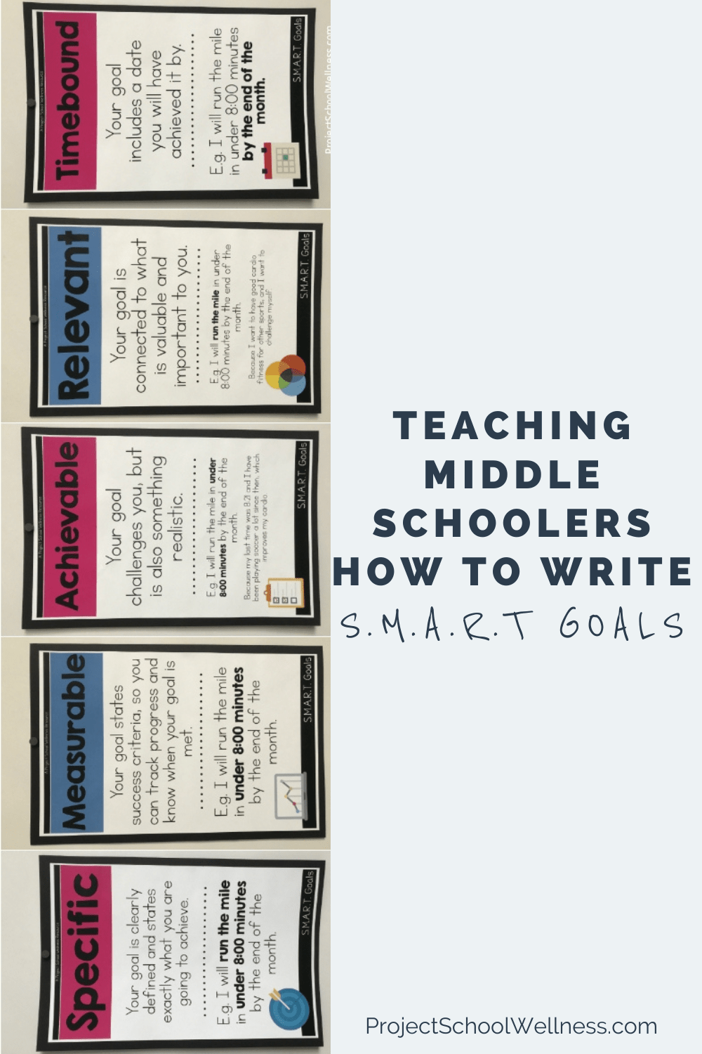 How to teach students how to write goals using the SMART goal formula - a look at the health education skill of writing goals How to teach students how to write goals using the SMART goal formula - a look at the health education skill of writing goals