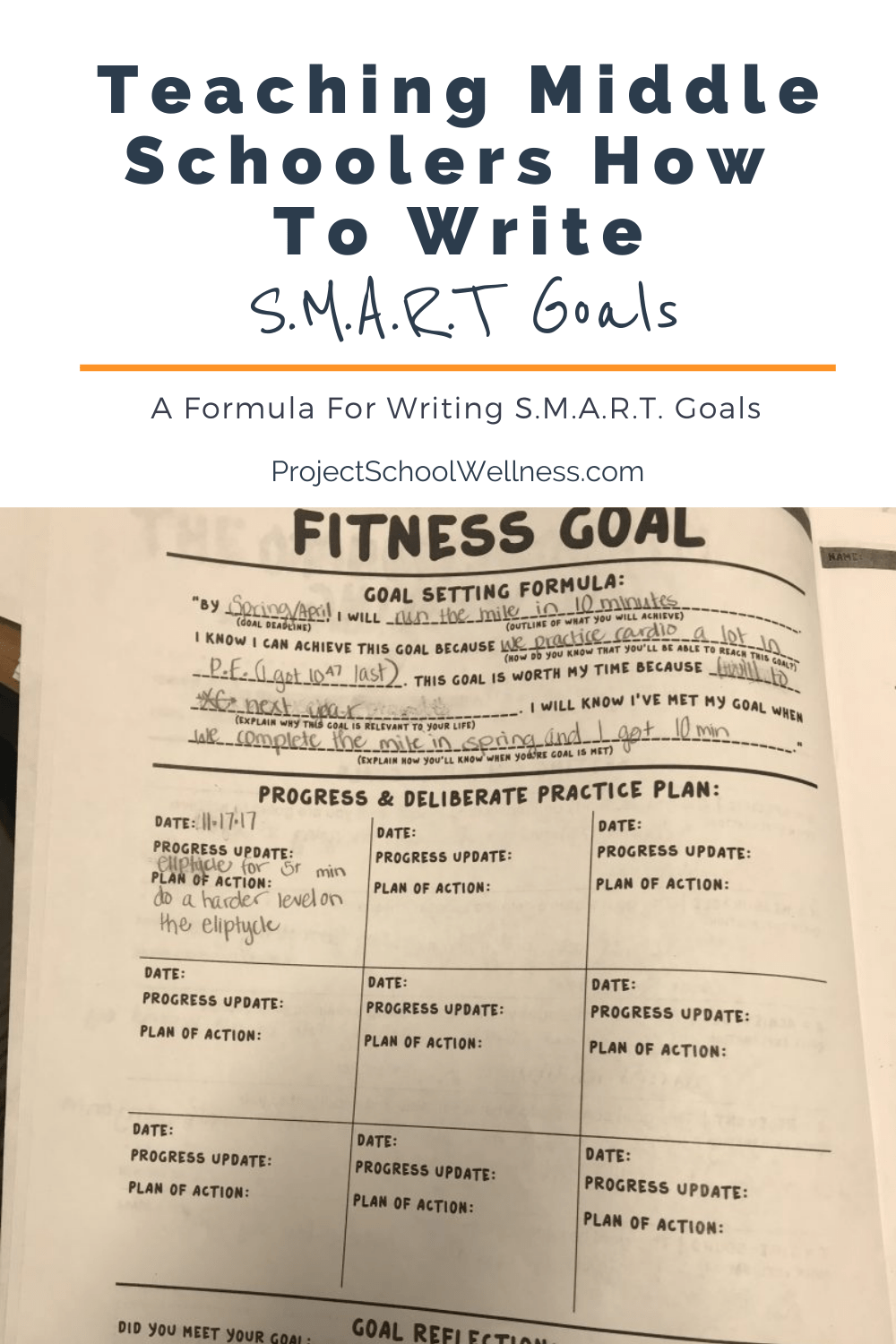 How to teach students how to write goals using the SMART goal formula - a look at the health education skill of writing goals How to teach students how to write goals using the SMART goal formula - a look at the health education skill of writing goals