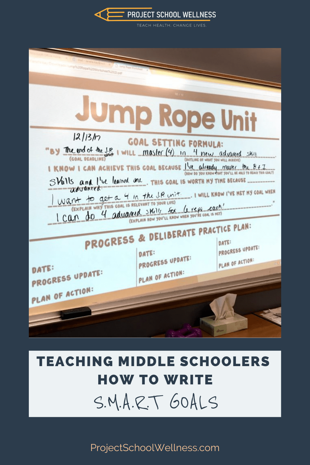 How to teach students how to write goals using the SMART goal formula - a look at the health education skill of writing goals How to teach students how to write goals using the SMART goal formula - a look at the health education skill of writing goals