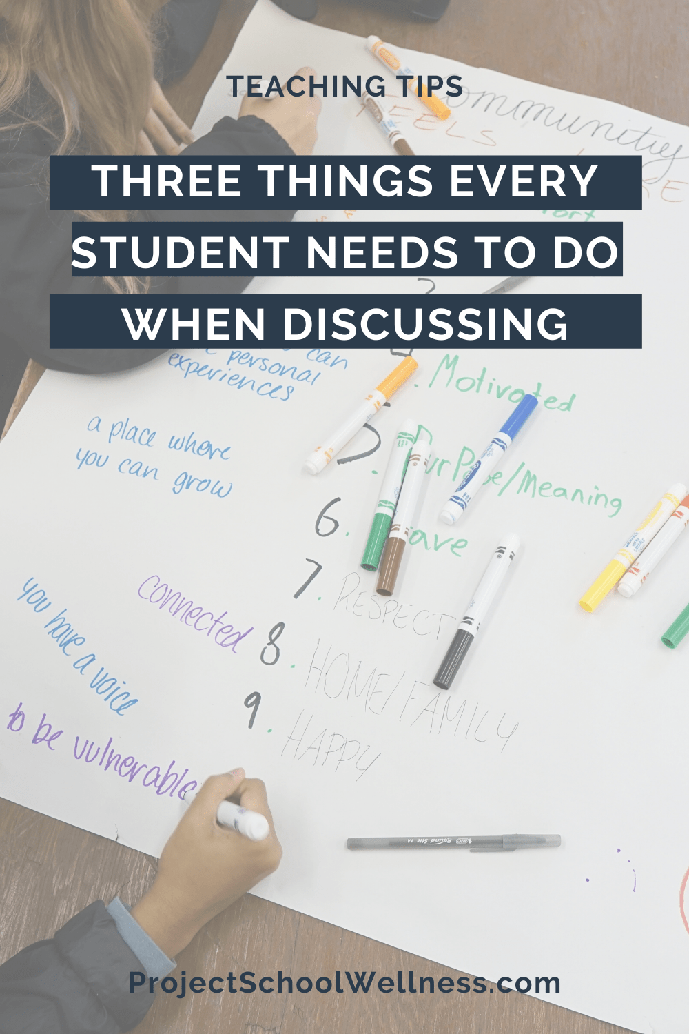 Health Education Blog - Three things EVERY students need to do when discussion - Teaching tips for better classroom discussion - Project School Wellness