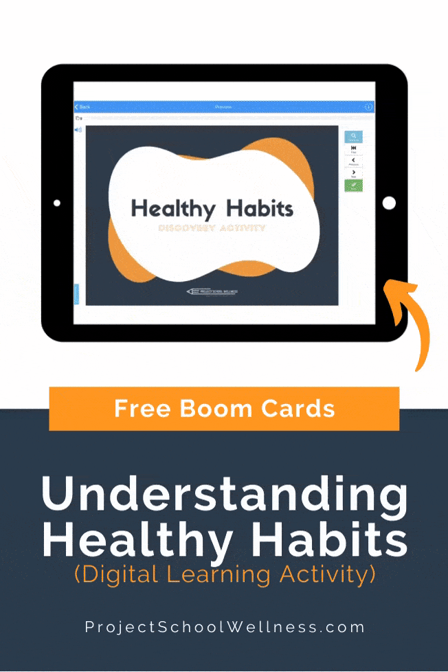 Free Health Education Boom Card - Healthy Habits - A Health Education Activity for Kids - Digital Health Education Lesson Plans