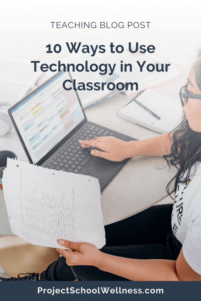 Teacher Blog Post - 10 Ways to Use Technology in Your Classroom - a list of 10 websites and apps teachers can use in their classrooms to enrich the learning the experience. A list for health educators. Teacher Blog Post - 10 Ways to Use Technology in Your Classroom - a list of 10 websites and apps teachers can use in their classrooms to enrich the learning the experience. A list for health educators.
