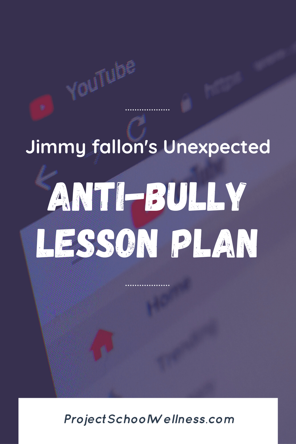 Jimmy Fallon's Unexpected Anti-Bully Lesson Plan - A quick and easy lesson on bullying and building an anti-bully school culture Jimmy Fallon's Unexpected Anti-Bully Lesson Plan - A quick and easy lesson on bullying and building an anti-bully school culture
