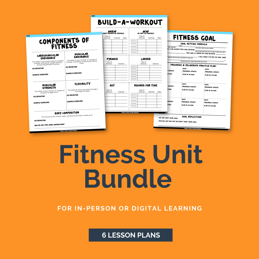 Fitness Unit Plans (a $30 value)